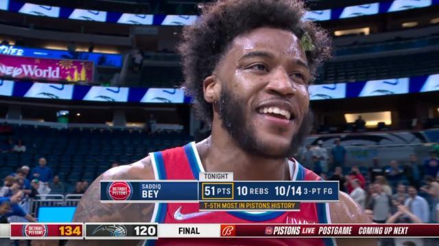 开云注册-萨迪克·贝延续NBA高分表演 活塞未来有他一席之地